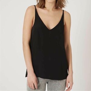 Topshop Double V Neck Cami Tank Top